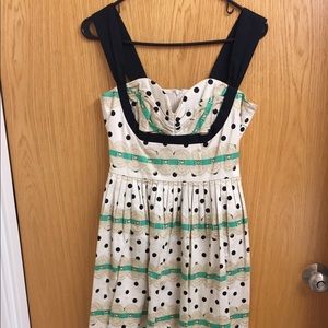 Betsey Johnson dress polka dot tank top